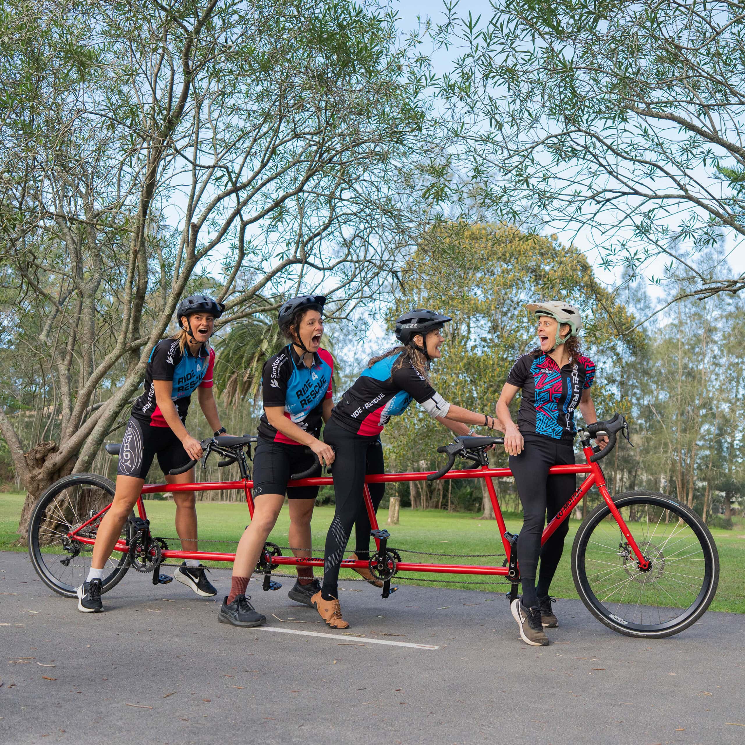 A Ride for Life: The World-First Quad Tandem Ride - Avondale University